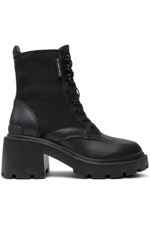 Tommy Hilfiger Stivaletti Tjw Mid Heel Boot Mix Media EN0EN02556