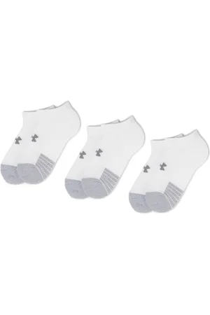 Under Armour Set di 3 paia di calzini corti unisex Heatgear No Show Sock 1346755-100