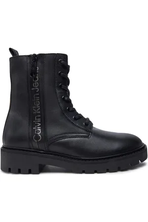 Calvin Klein Stivaletti Combat Mid Laceup Zip Wn YW0YW01035