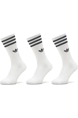 adidas Set di 3 paia di calzini lunghi unisex Solid Crew IJ0734