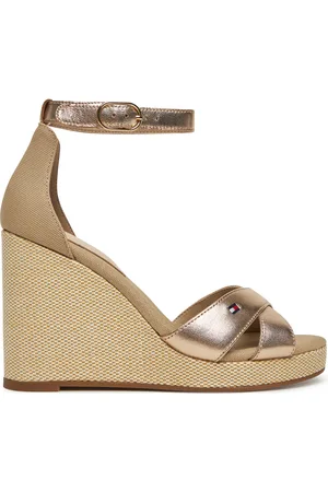 Tommy Hilfiger Sandali Flag Metallic High Wedge Espad FW0FW08811