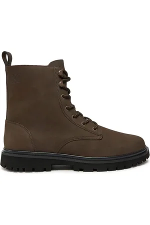 Calvin Klein Scarponcini Eva Boot Mid Laceup Rebellious YM0YM01071