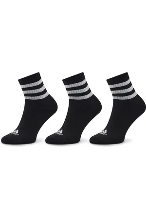 adidas Calzini corti unisex 3-Stripes Cushioned Sportswear Mid-Cut Socks 3 Pairs IC1317