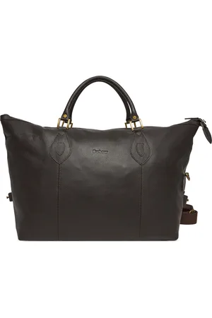 Barbour Borsa Leather Medium Travel Explorer UBA0008BR91