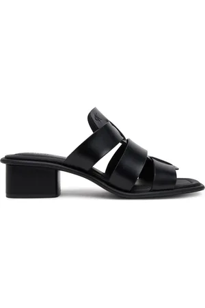 Calvin Klein Ciabatte Heel Square Mg Lth YW0YW01702