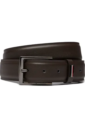 Tommy Hilfiger Cintura da uomo Business Texture 3.5 Adj AM0AM12069