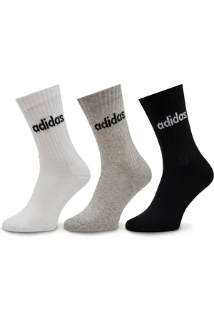 adidas Calzini lunghi unisex Linear Crew Cushioned Socks 3 Pairs IC1302