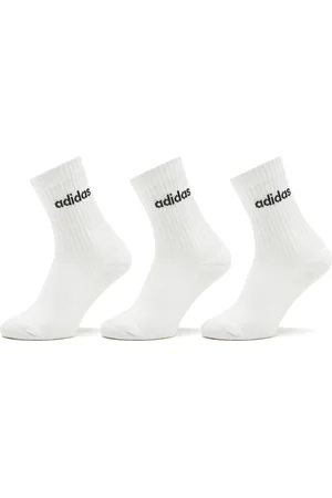 adidas Calzini lunghi unisex Linear Crew Cushioned Socks 3 Pairs HT3455