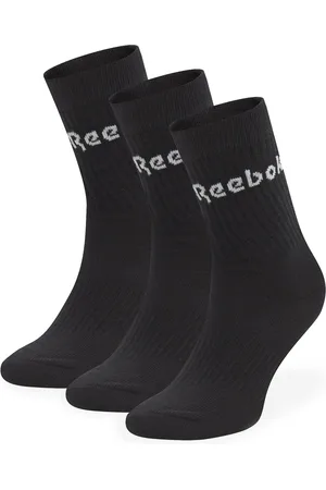 Reebok Set di 3 paia di calzini lunghi unisex Act Core Mid Crew So GH0331