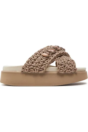 INUIKII Ciabatte Woven Stones Platform 70103-106