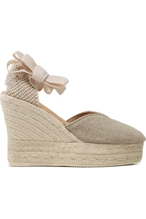 MANEBI Espadrillas Heart-Shaped Wedge Espadrilles O 7.1 WH