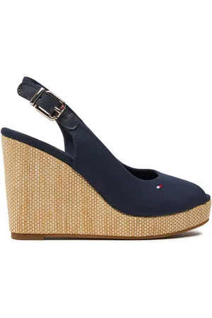 Tommy Hilfiger Sandali Iconic Elena Sling Back Wedge FW0FW04789