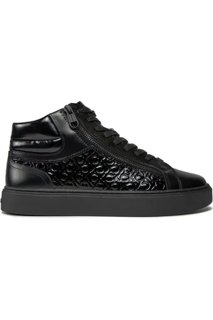 Calvin Klein Sneakers High Top Lace Up W/Zip Mono HM0HM01276