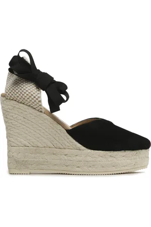MANEBI Espadrillas Heart-Shaped Wedge Espadrilles K 1.0 WH