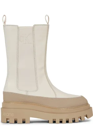 Calvin Klein Chelsea Flatform Chelsea Boot Lth Wn YW0YW01111