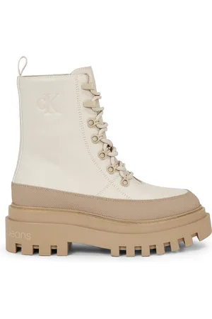 Calvin Klein Stivaletti Flatform Lace Up Boot Lth YW0YW01110