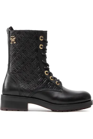 Tommy Hilfiger Stivaletti Th Monogram Biker Boot FW0FW06817