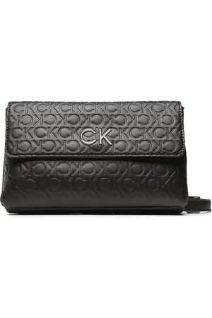 Calvin Klein Borsetta Re-Lock Dbl Crossbody Emb Mono K60K610206