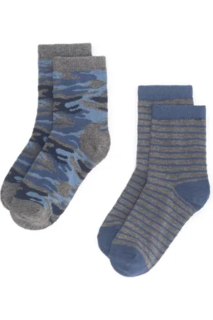 Action Boy Set di 2 paia di calzini lunghi da bambini 8KB-003-AW23 (2-pack)