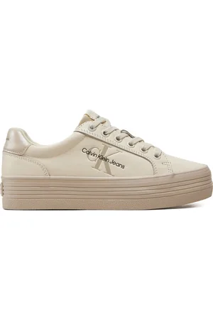 Calvin Klein Sneakers Vulc Flatform Laceup Lth YW0YW01474