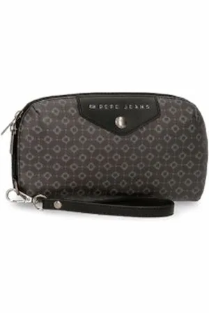 Pepe Jeans Jeny Borsa A Mano Rosa In Ecopelle - 20x11x4cm - Tasca Cerniera E Portacarte