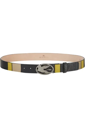 Etro Uomo Cinture - Cintura Patchwork In Pelle