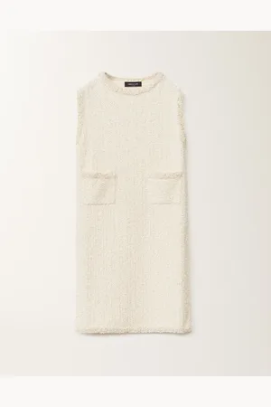Fabiana Filippi Mini Abito Effetto Tweed, E Citrino