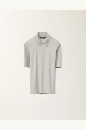 Fabiana Filippi T-shirt In Jersey, Ghiaia