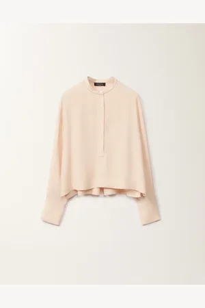 Fabiana Filippi Camicia In Enver Satin, Cipria