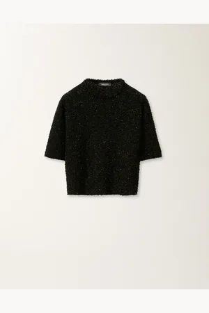 Fabiana Filippi T-shirt Effetto Tweed