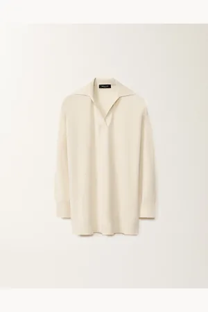 Fabiana Filippi Maglia In Lana E Cotone, Vaniglia