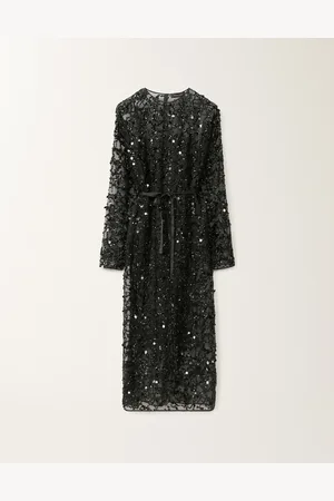 Fabiana Filippi Abito In Organza Ricamo Paillettes