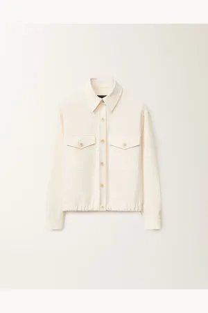Fabiana Filippi Giacca Bomber In Tecno Tailoring, Burro
