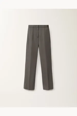 Fabiana Filippi Pantalone Deruta In Gabardina Di Cotone, Piombo