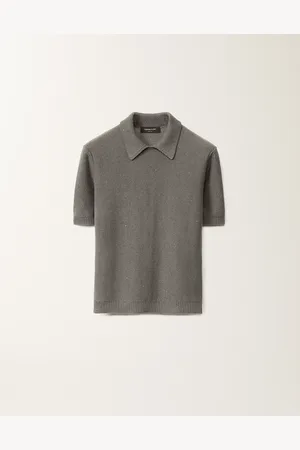 Fabiana Filippi Maglia In Cotone E Lino Con Paillettes, Piombo