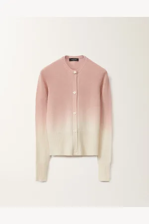 Fabiana Filippi Cardigan In Platinum Sfumato, Fard