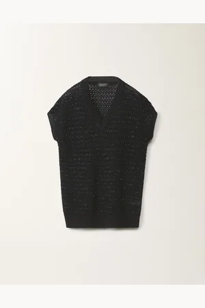 Fabiana Filippi Maglia In Cotone Con Paillettes