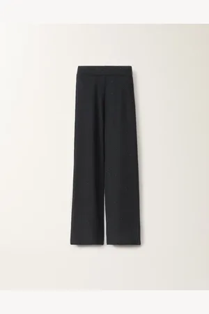 Fabiana Filippi Pantalone In Cotone E Lino Con Paillettes