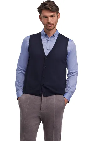 Falke Uomo Gilet Collo a V