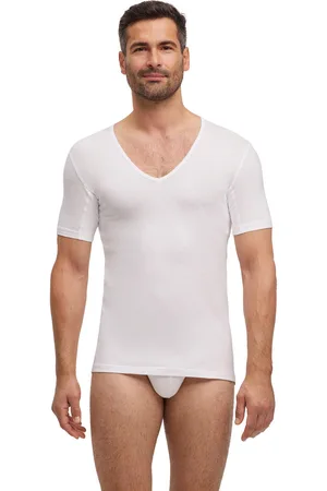 Falke Uomo T-Shirt Collo a V Daily Climate Control