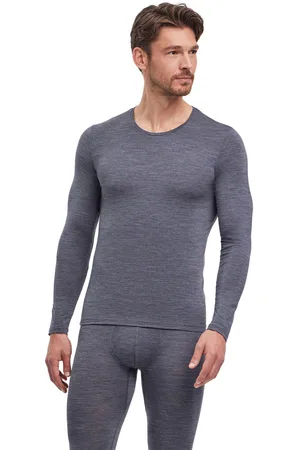 Falke Uomo Maglia a manica lunga Collo rotondo Daily ClimaWool