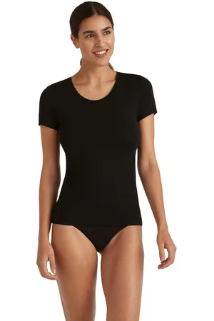 Falke Donna T-Shirt Collo rotondo Daily ClimaWool