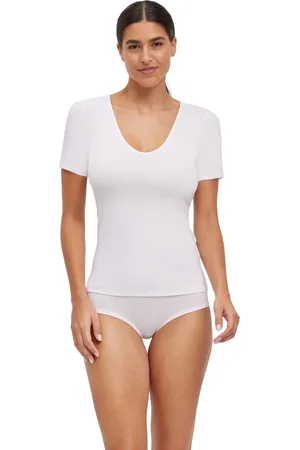 Falke Donna T-Shirt Collo a V Daily Climate Control