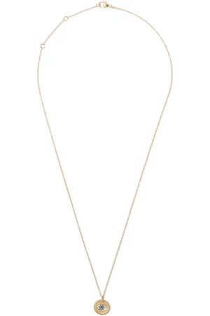 David Yurman Collana Cable Collectibles Evil Eye in giallo 18kt con zaffiro e diamante