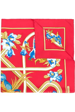 Hermès Foulard con stampa anni 