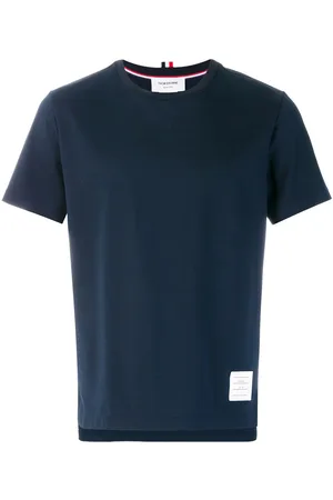 Thom Browne T-shirt con spacco laterale