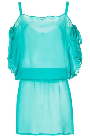 AMIR SLAMA Silk beach cover-up