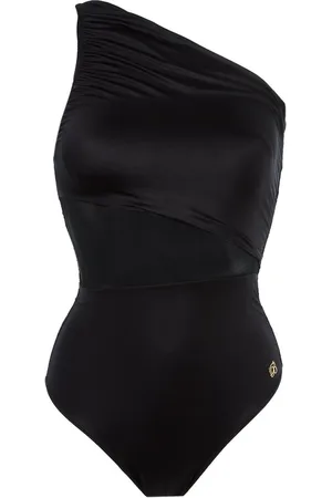 Brigitte One shoulder draped swimsuit
