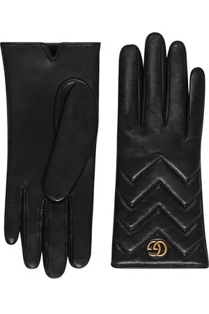 Gucci Donna Guanti - Guanti GG Marmont - Nero