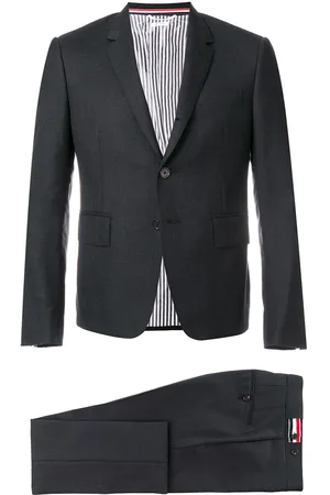 Thom Browne Completo due pezzi con cravatta Super 120s